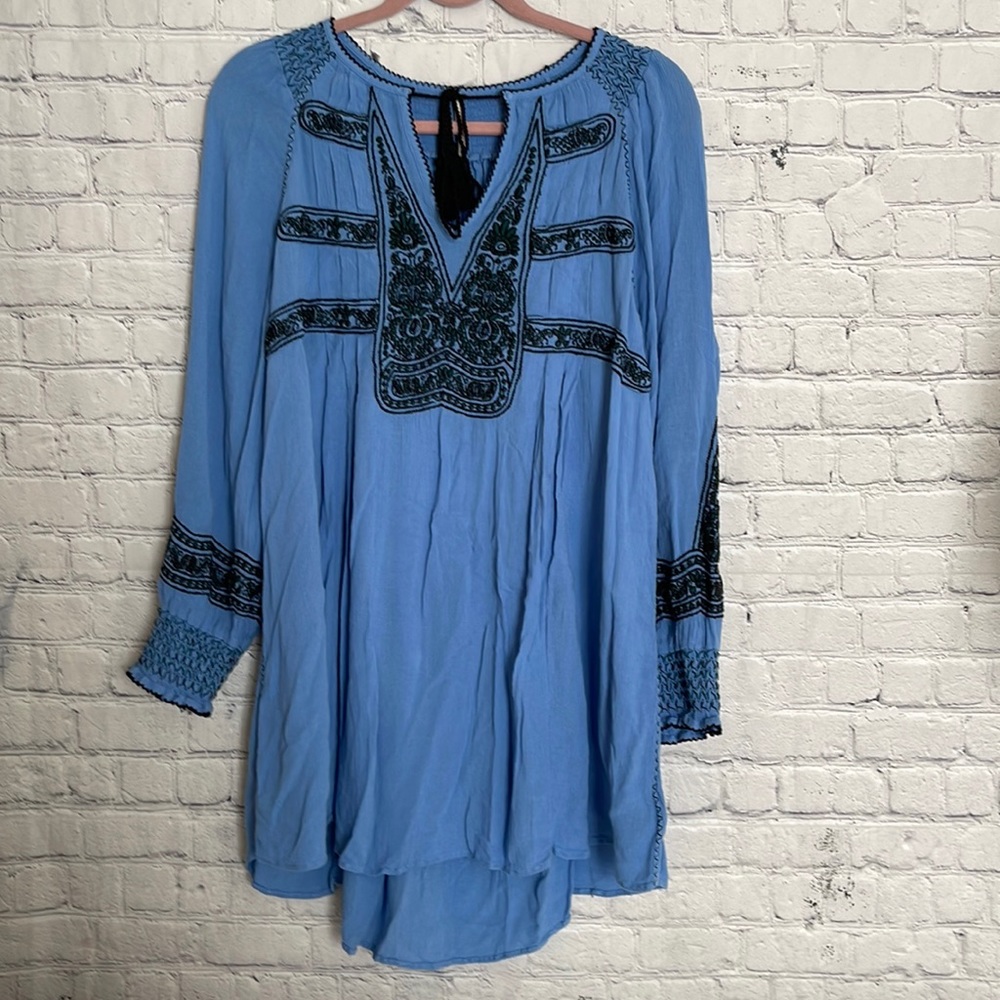 Free People Boho Tunic Style Top - Picture 11 of 12